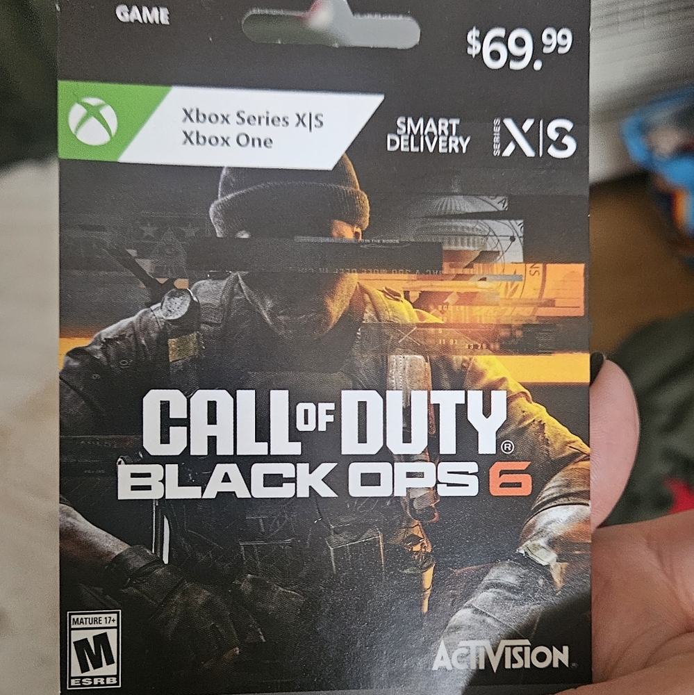 Call of duty black ops 6 xbox xs/ series one 70 gift card